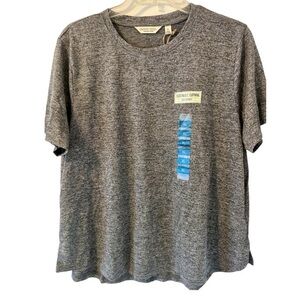 Earth Yoga Sustainable Clothing Gray Short Sleeve Tee